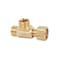 Ez-Fluid 3/8in Female Comp x 3/8in Male x 1/4in Male Extender Tee Add-on Tee EZAT3814 - alternate 1